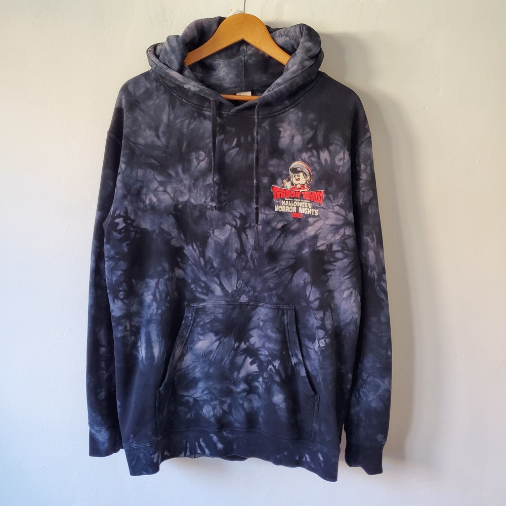 Universal Studio Haloween Horror Nights Tie Dye Hoodie Size Large